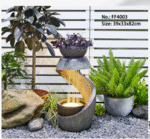 מזרקת מים בצורת S