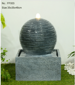 מזרקת מים כדורית