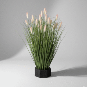 עשב זחל ירוק גדול מס' 3 ראש ורוד 65 ס"מ (19 ראשים)