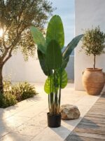 עץ מלאכותי עלה צב ארואיד קשת