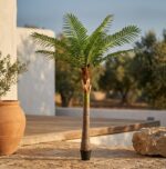 עץ דקל קוקוס מלאכותי 12 עלים