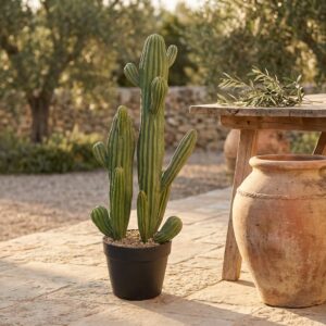 קקטוס דמוי סגוארו מלאכותי בעציץ