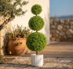 טופיארי מלאכותי שלושה כדורים