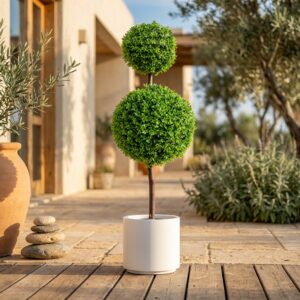 טופיארי כדור דשא מלאכותי 2 ראשים