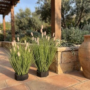 עשב זחל מלאכותי ראש ורוד