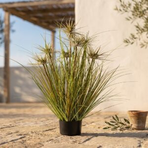 עציץ נוי מלאכותי דמוי גומא