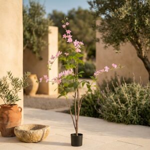 עץ יסמין מלאכותי בעציץ