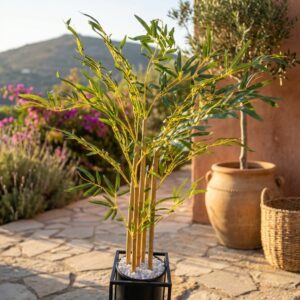 עציץ במבוק מלאכותי