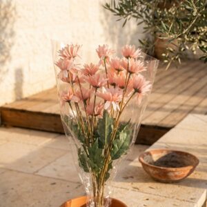 חרצית טפר מלאכותית ורודה