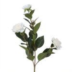 קמליה מלאכותית לבנה - לבן