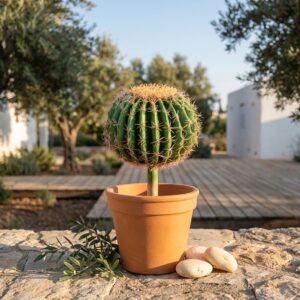 קקטוס מלאכותי כדורי