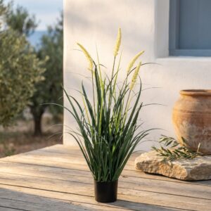 זנב חתול מלאכותי לבן 90 ס"מ