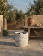 עציץ נייר גלילי