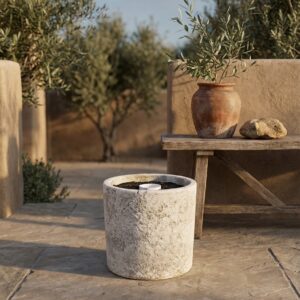 עציץ נייר גלילי