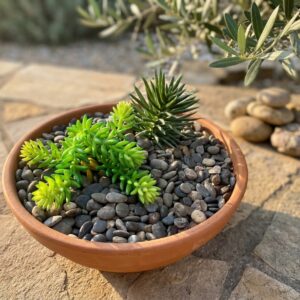 אבני חלוקי נחל צבעוניות