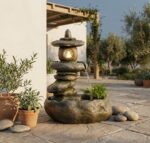 מזרקת מים דקורטיבית אבני מגדל