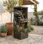 מזרקת מים דקורטיבית סלע