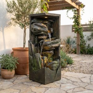 מזרקת מים דקורטיבית סלע