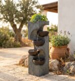 מזרקת מים דקורטיבית לאדניות