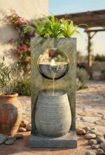 מזרקת מים דקורטיבית מאבן