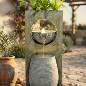 מזרקת מים דקורטיבית מאבן