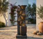 מזרקת מים דקורטיבית מראה חלודה