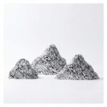 סט 3 סלעי נוי דקורטיביים לאקווריום - B